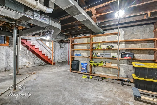 a view of under construction room and staircase