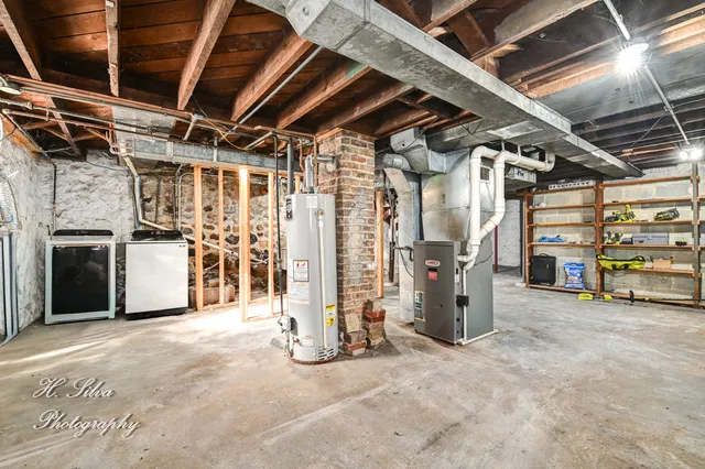 front view of a house with a deck