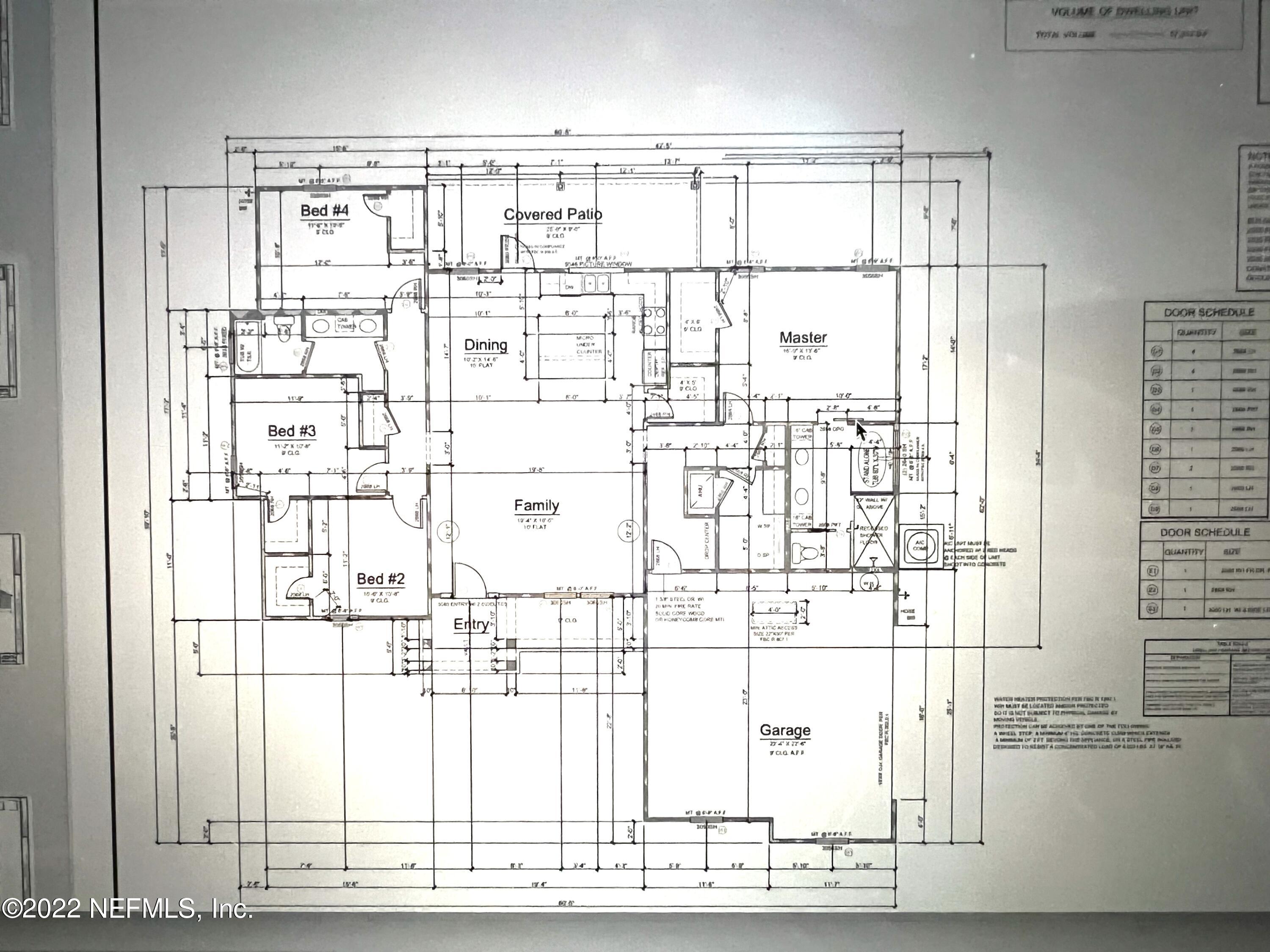7615 Alameda Way Keystone Heights, FL 32656 - Photo 41 of 41 Floor Plan 1859 SF