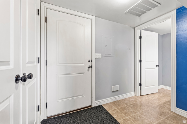 1165 West 100 South Springville, UT 84663 - Photo 9 of 28 Entrance foyer with electric panel and light tile patterned floors