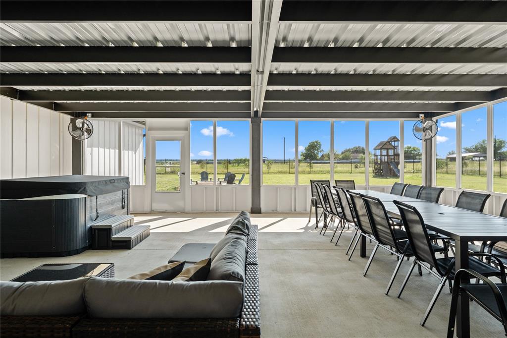 251 Willow Moon Ranch Road Crawford, TX 76638 - Photo 4 of 40 Screened Patio