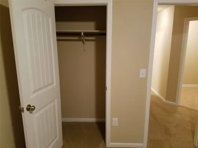 view of a closet
