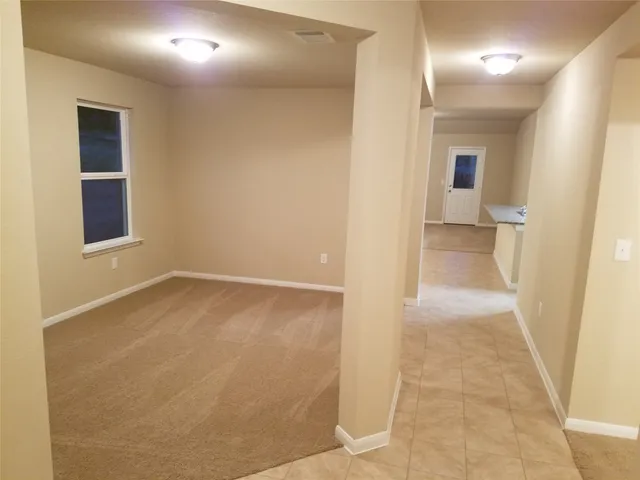 a view of empty room