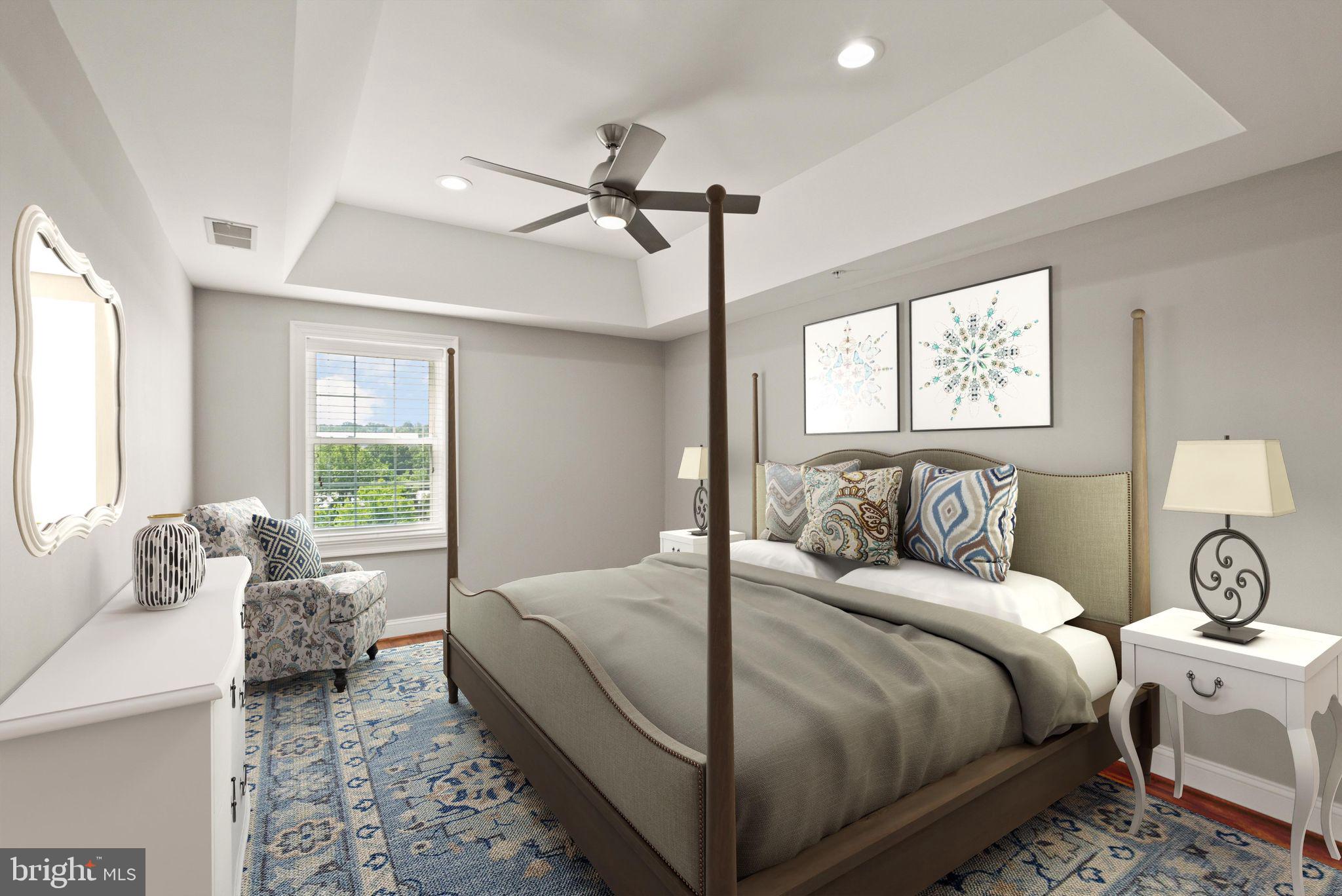 6301 Edsall Road, Unit 619 Alexandria, VA 22312 - Photo 27 of 53 Primary bedroom (virtual staging)