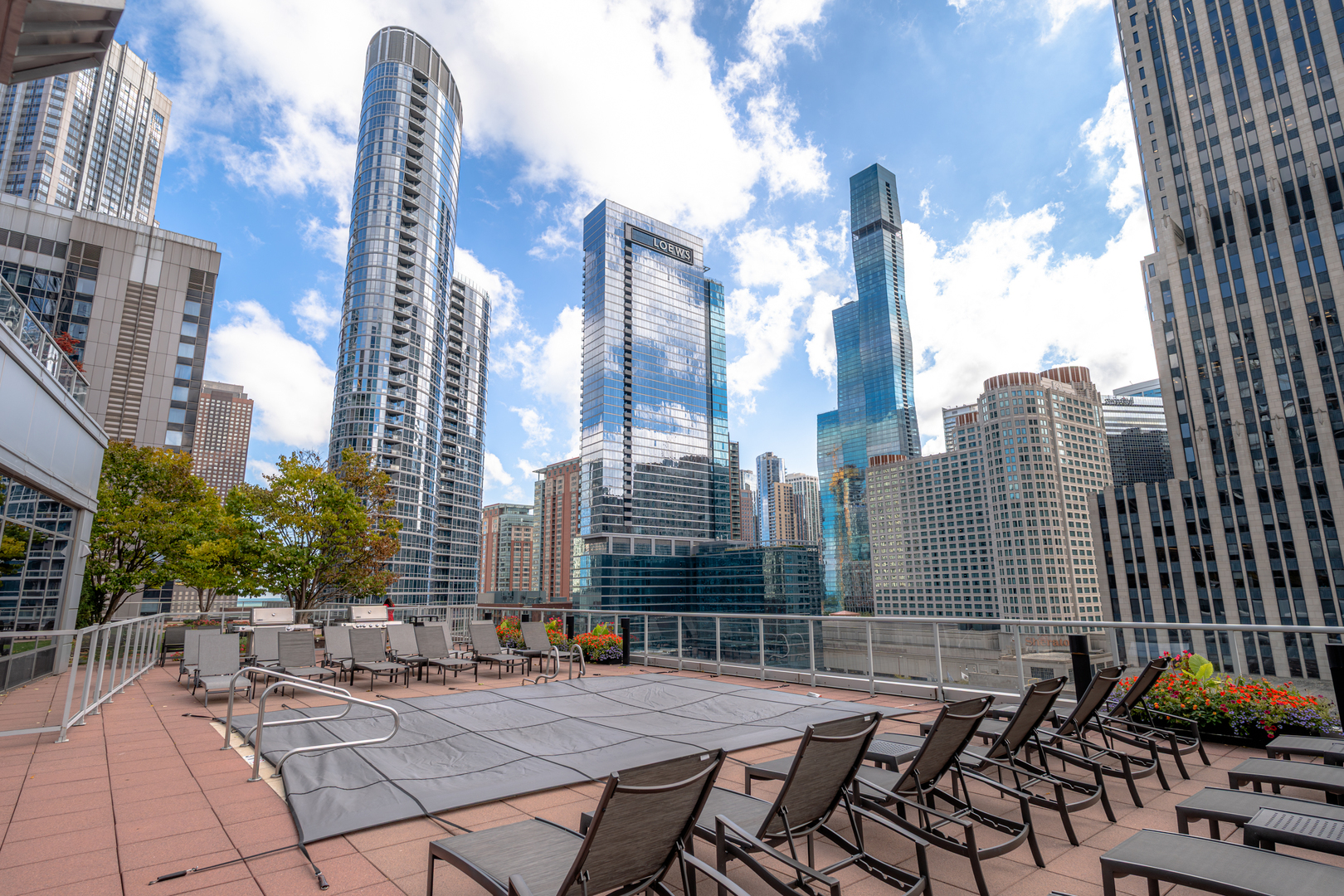 240 East Illinois Street, Unit 1606 Chicago, IL 60611 - Photo 16 of 22 a view of outdoor space with patio