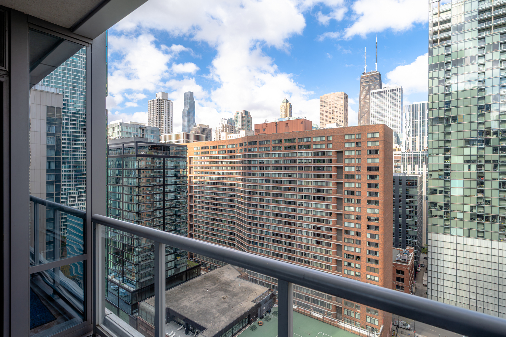 240 East Illinois Street, Unit 1606 Chicago, IL 60611 - Photo 7 of 22 a view of a balcony with city view