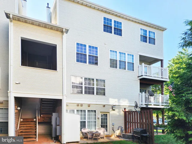 a front view of a building with balcony