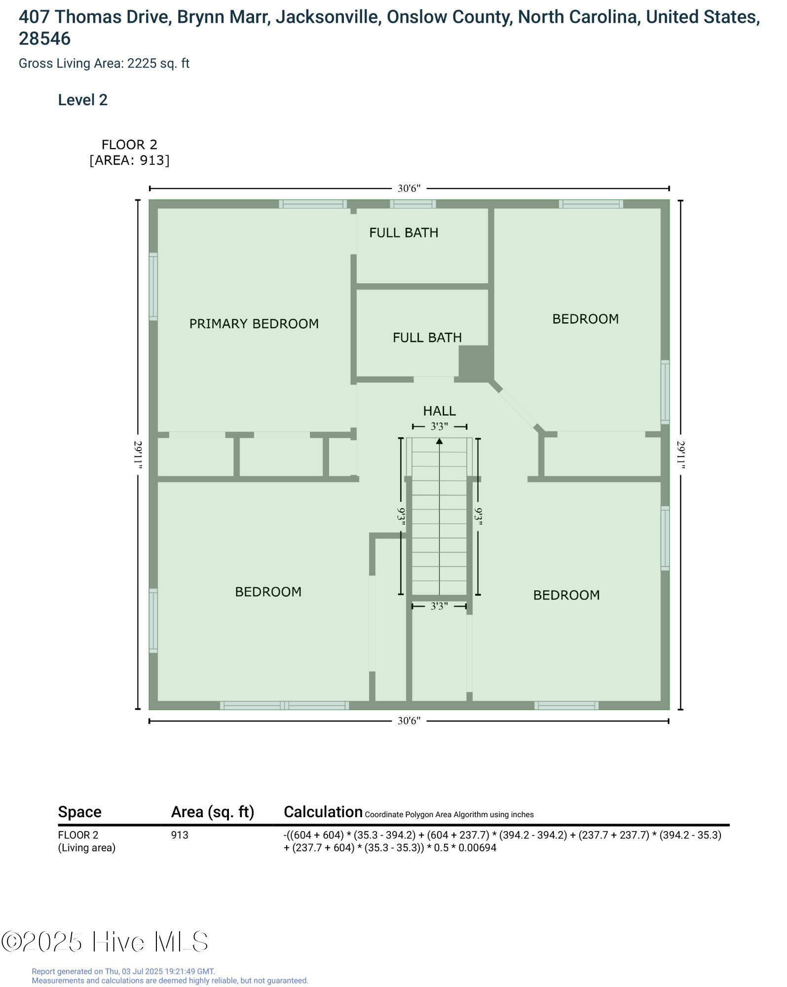 407 Thomas Drive Jacksonville, NC 28546 - Photo 44 of 45 gla_report_407_thomas_drive_jacksonville