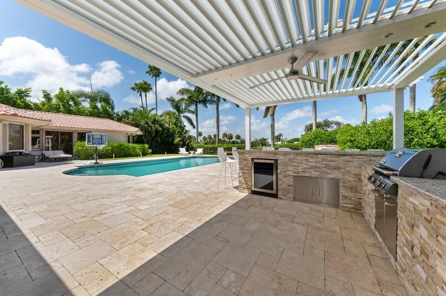 4348 Kasso Circle Boca Raton, FL 33487 - Photo 27 of 31 Summer Kitchen & Electric Pergola