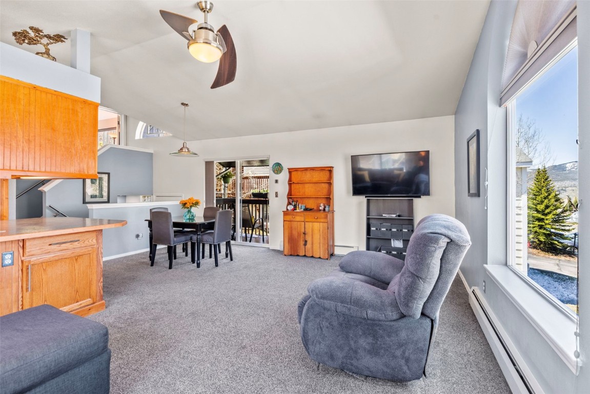 654 Alpine Road Dillon, CO 80435 - Photo 10 of 40 a living room with furniture and a flat screen tv