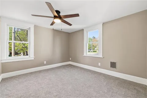 a view of an empty room