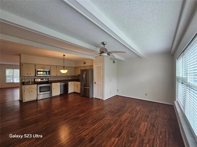 a view of an empty room