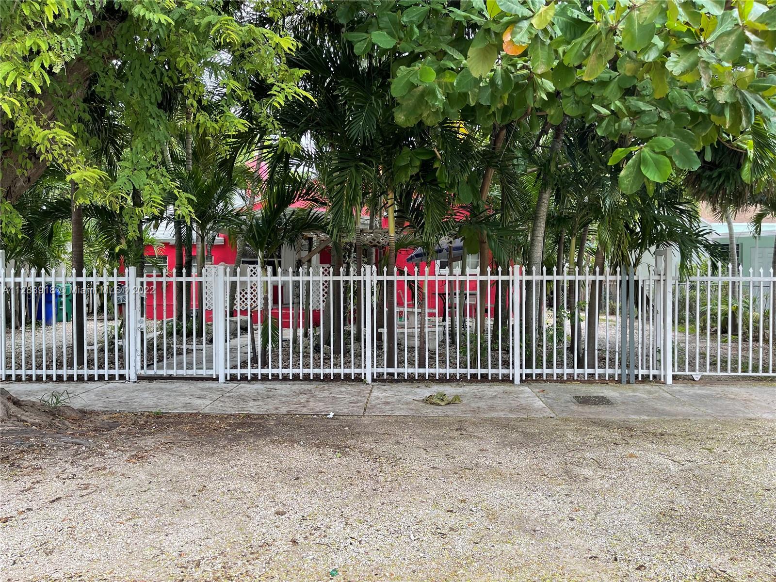 a view of a fence
