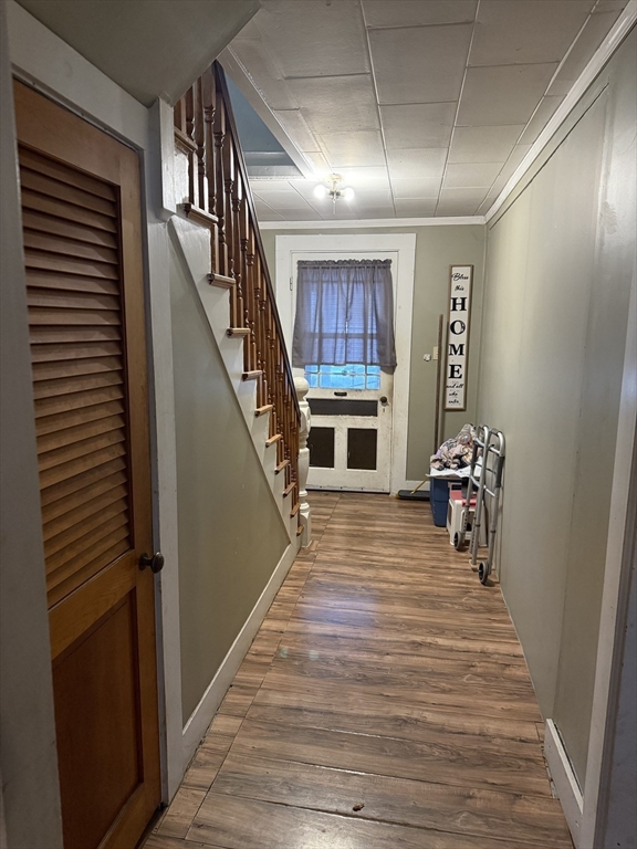102 Weare Street Lawrence, MA 01843 - Photo 6 of 27 a view of livingroom with hardwood floor and hallway