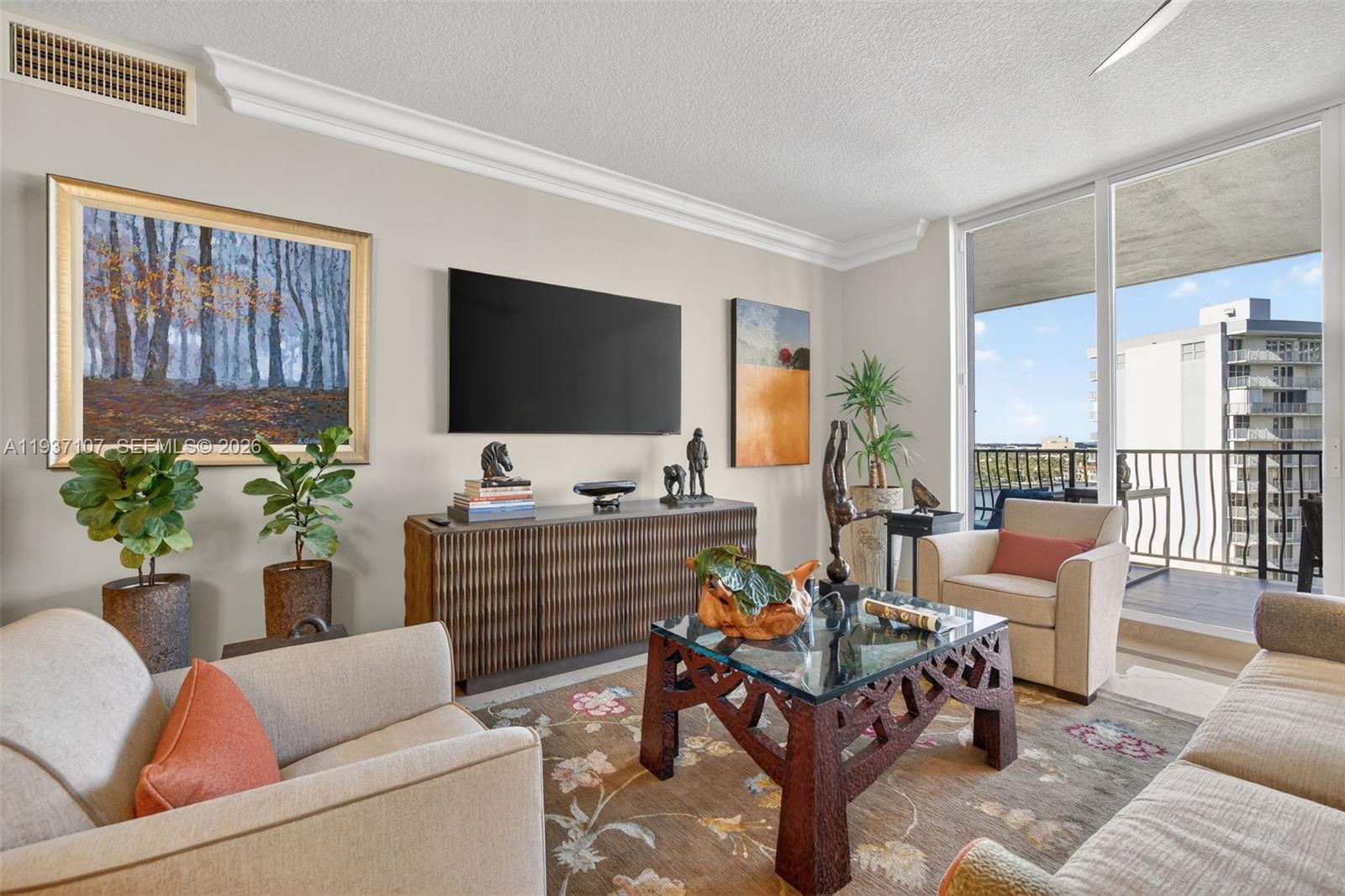 100 South Birch Road, Unit 1103F Fort Lauderdale, FL 33316 - Photo 14 of 80 Marble flooring, water views, floor to ceiling glass, crown molding. Bright open and airy.