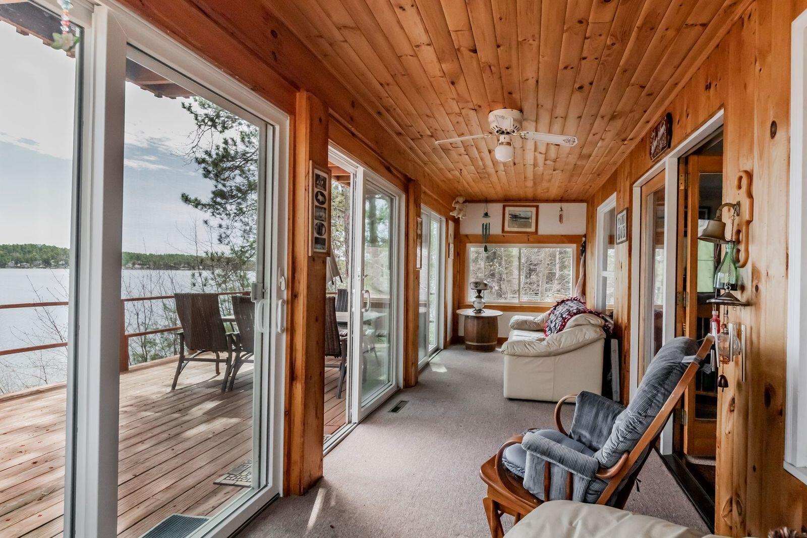 125 North Shore Road Shapleigh, ME 04076 - Photo 15 of 24 125 North Shore sunroom