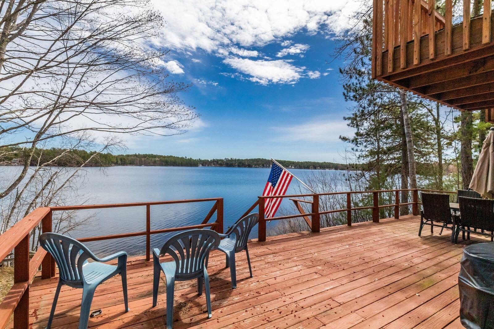 125 North Shore Road Shapleigh, ME 04076 - Photo 22 of 24 125 North shore deck view