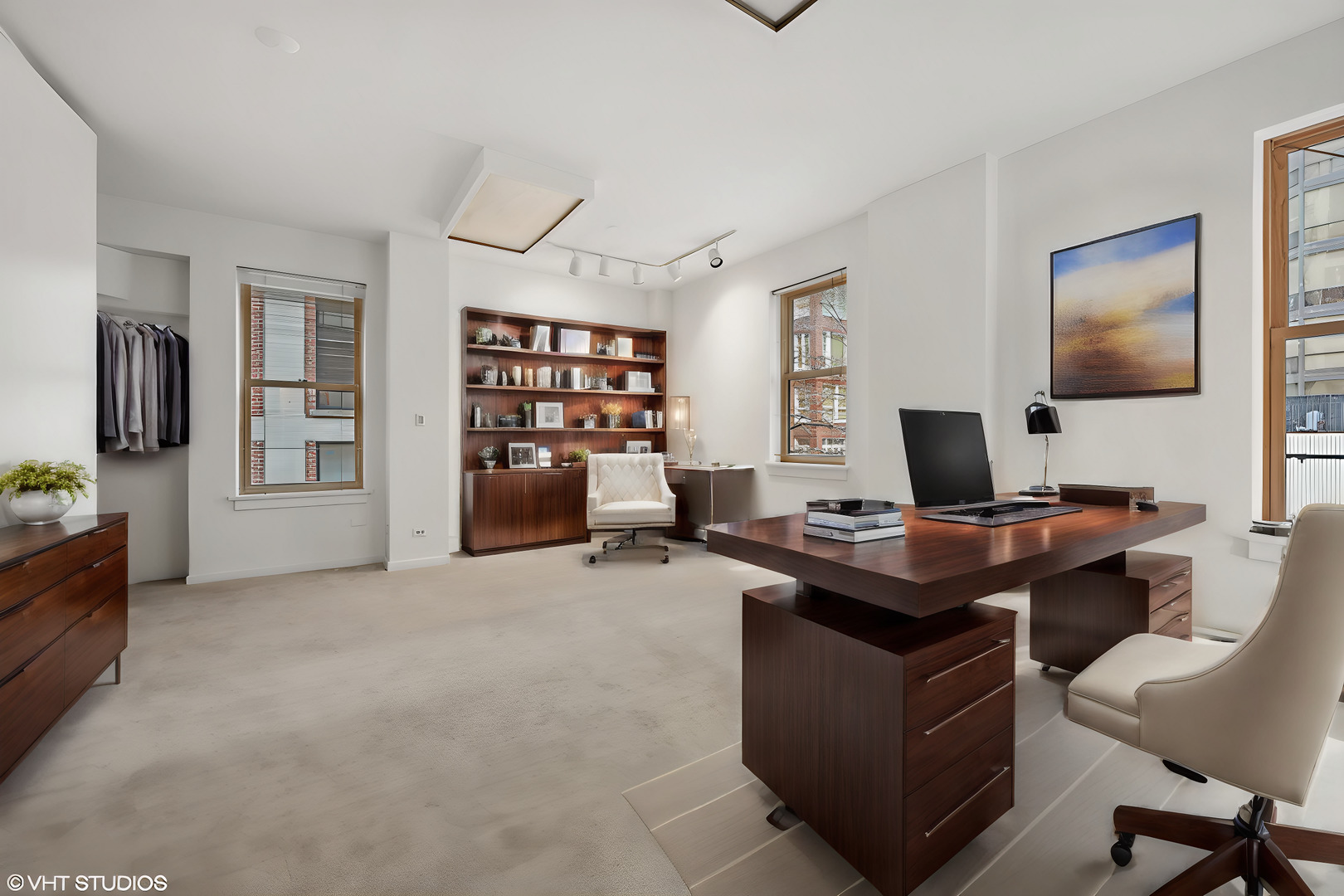 232 East Walton Place, Unit 4E Chicago, IL 60611 - Photo 17 of 32 a view of a workspace with furniture and a window
