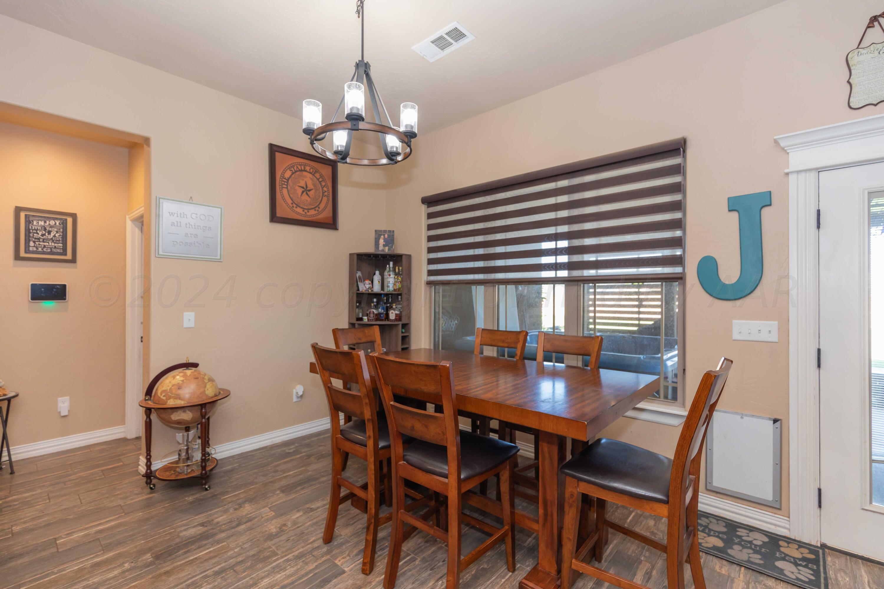 2450 Blue Springs Amarillo, TX 79124 - Photo 15 of 51 a dining room with furniture and window