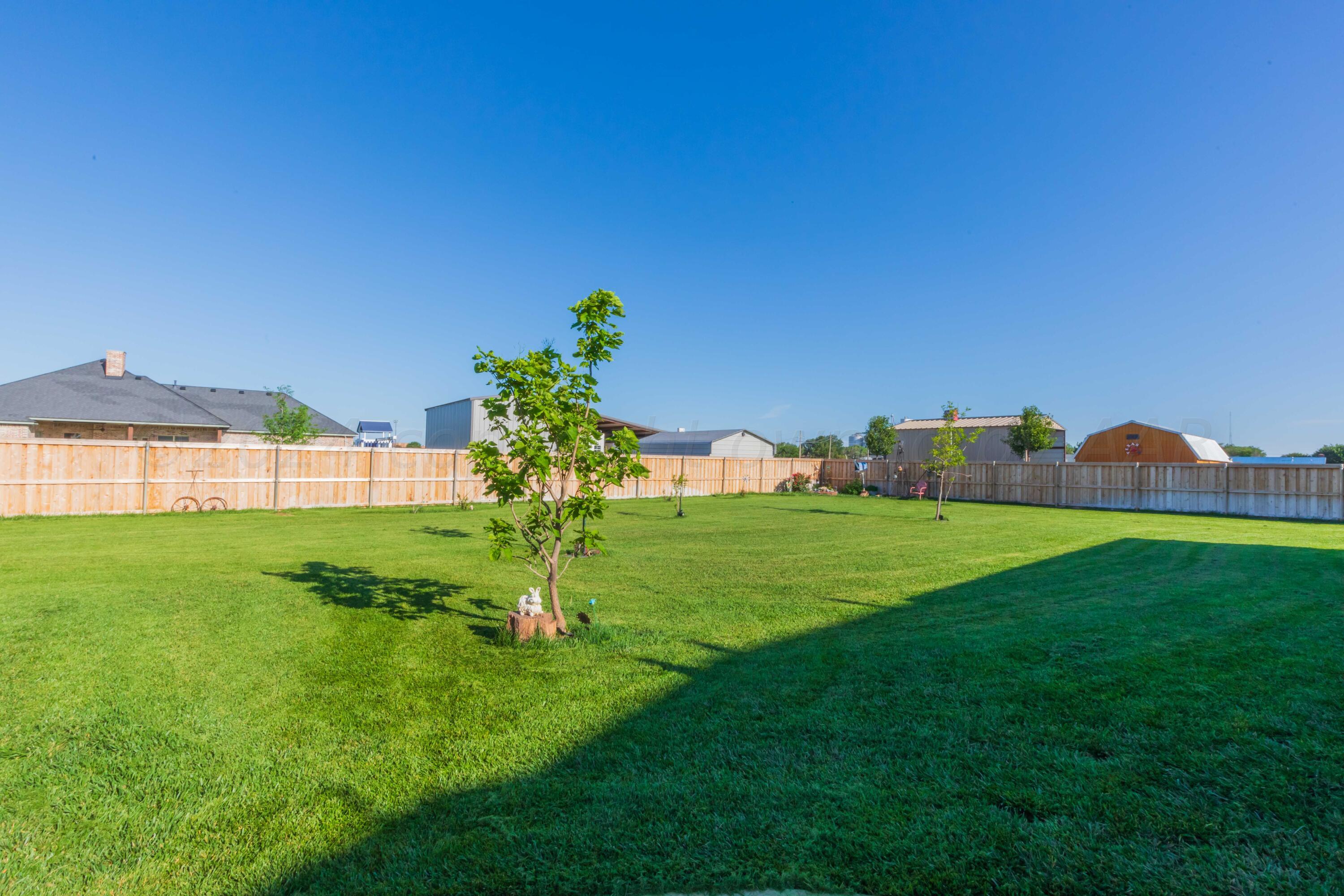 2450 Blue Springs Amarillo, TX 79124 - Photo 42 of 51 a green field with lots of trees in the background