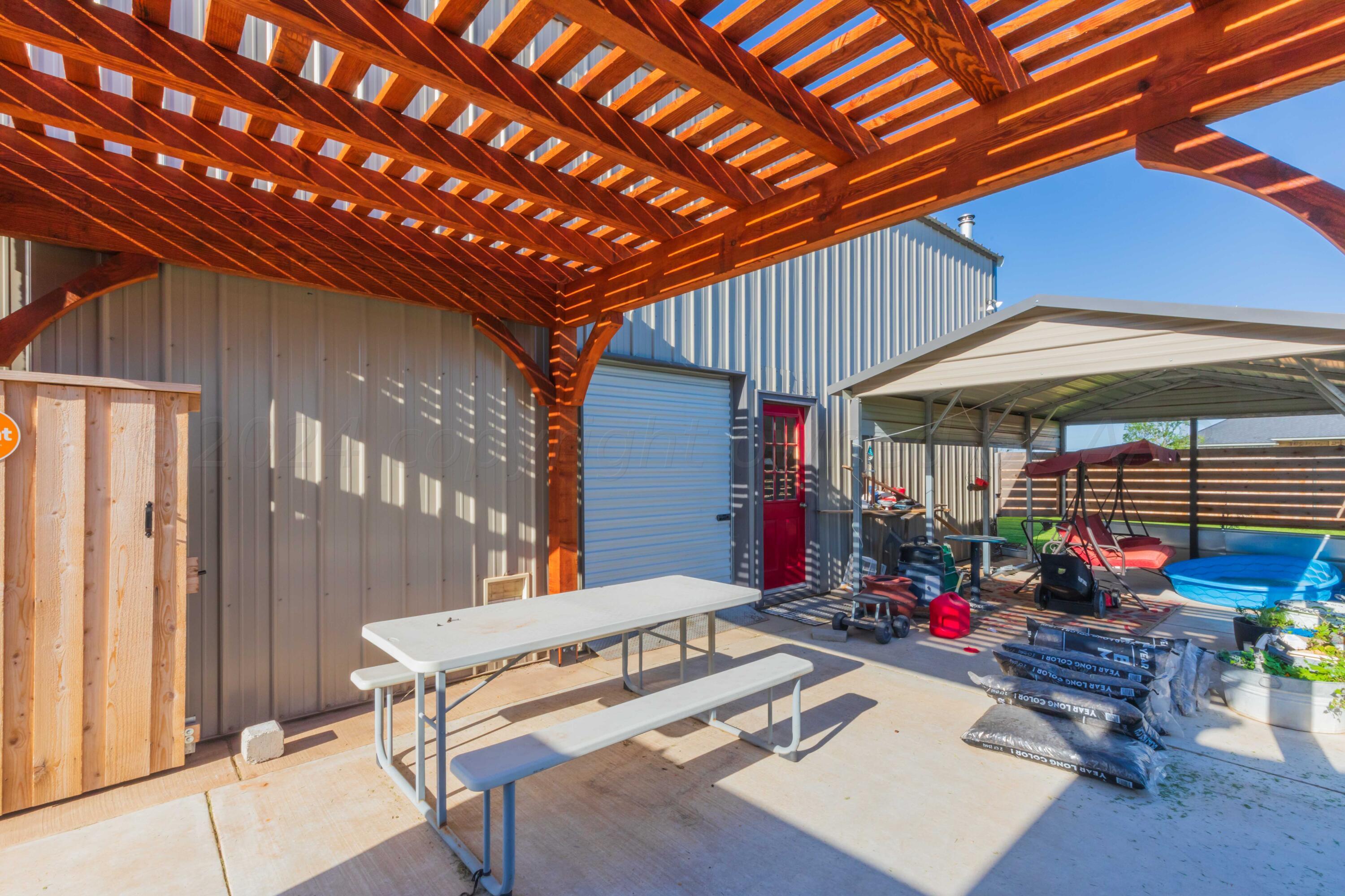 2450 Blue Springs Amarillo, TX 79124 - Photo 51 of 51 a outdoor space with patio lots of furniture