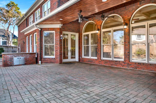 a view of a house with a street