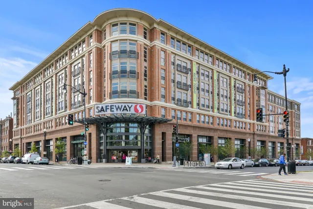 a front view of multi story building