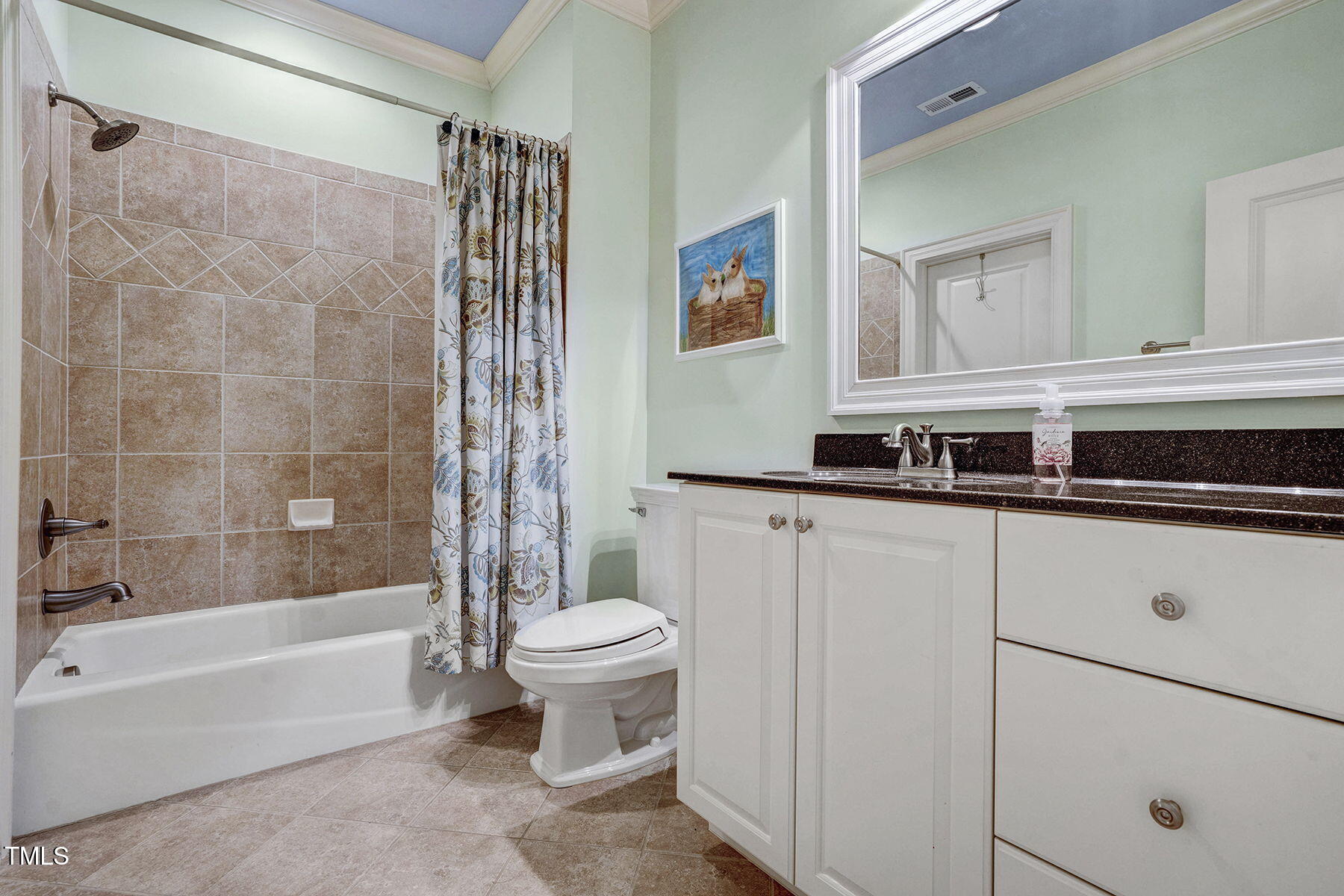 1605 Hunting Ridge Road Raleigh, NC 27615 - Photo 38 of 55 a bathroom with a sink a toilet and a bathtub
