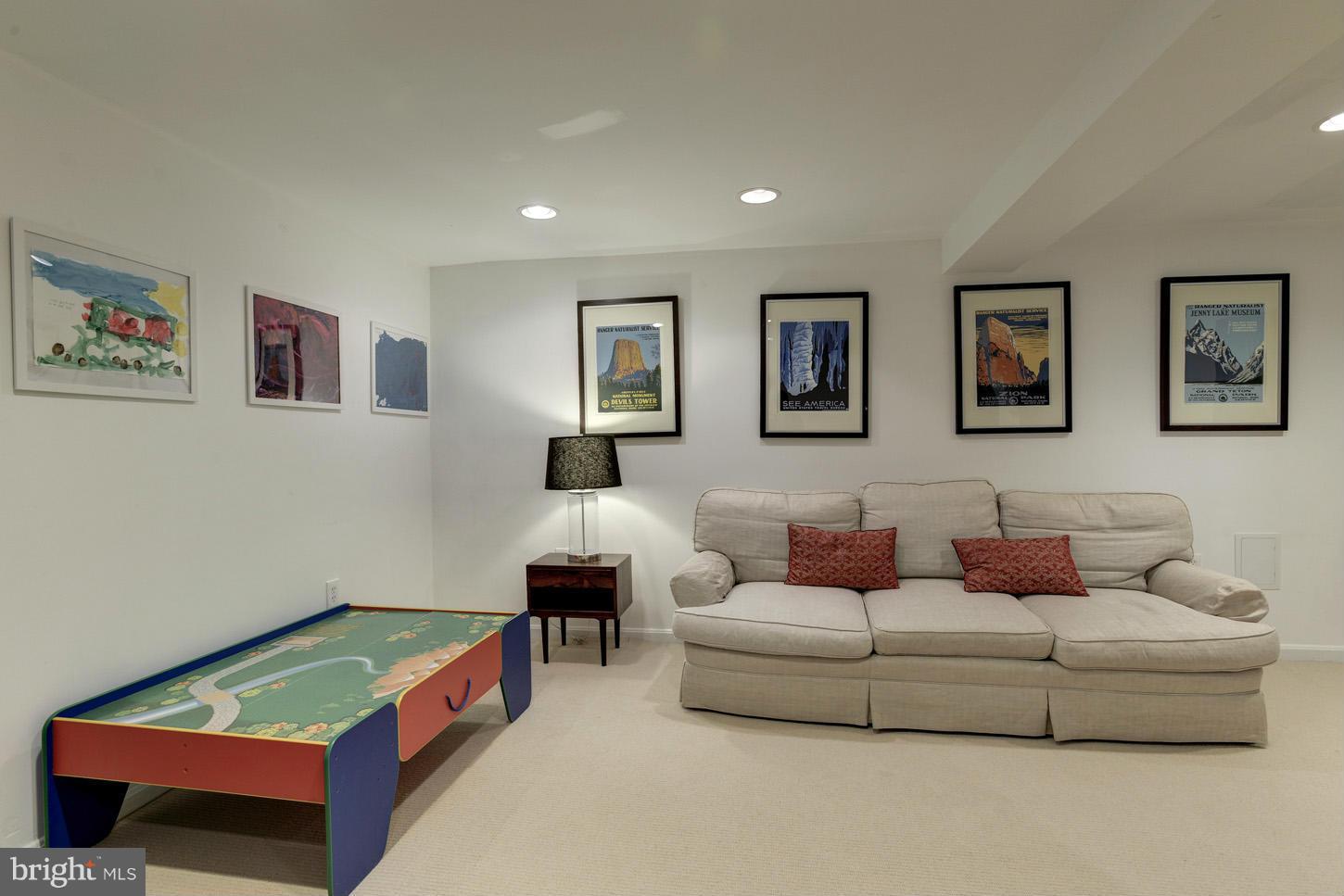 3813 T Street Northwest Washington, DC 20007 - Photo 18 of 24 a living room with furniture and a couch