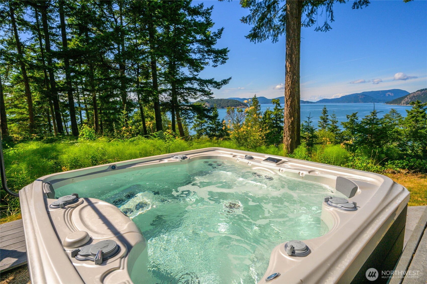 405 Northwest Thatcher Pass Road Decatur Island, WA 98221 - Photo 34 of 40 a view of outdoor space with garden