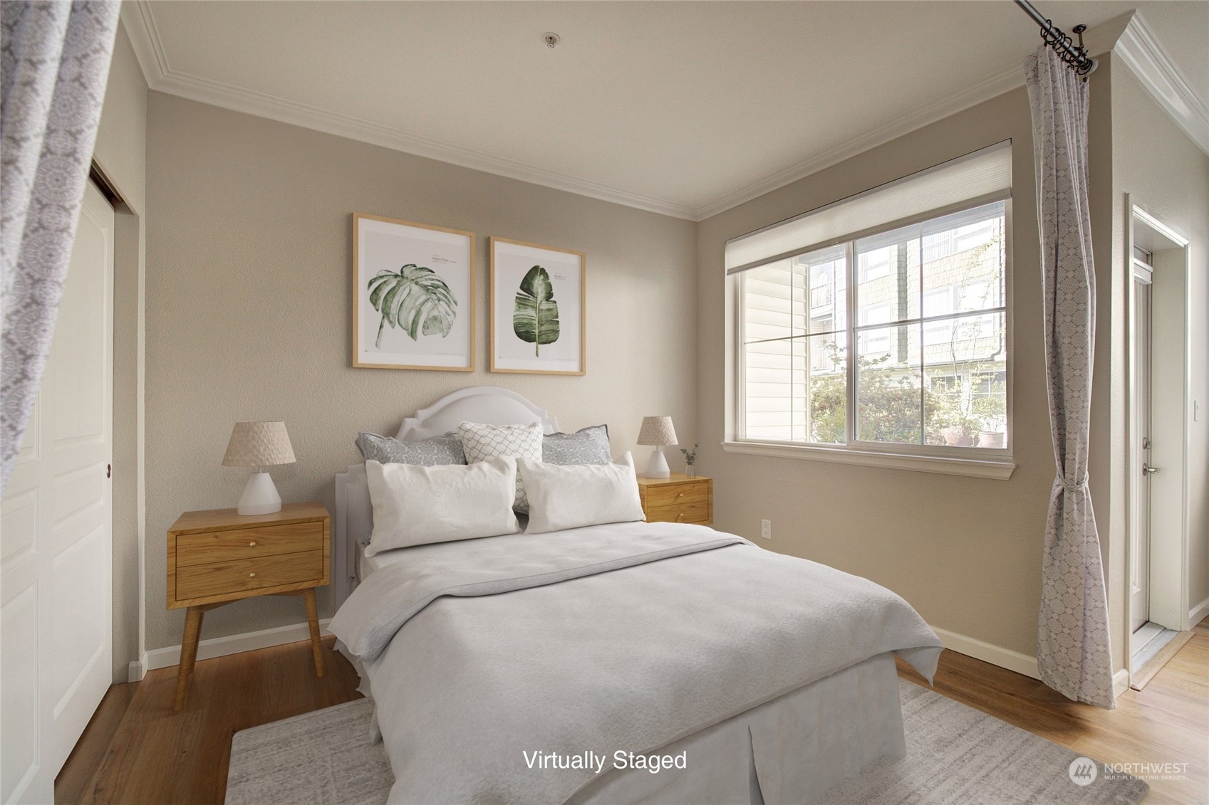 225 Logan Avenue South, Unit 108 Renton, WA 98057 - Photo 9 of 23 a bedroom with bed and a window