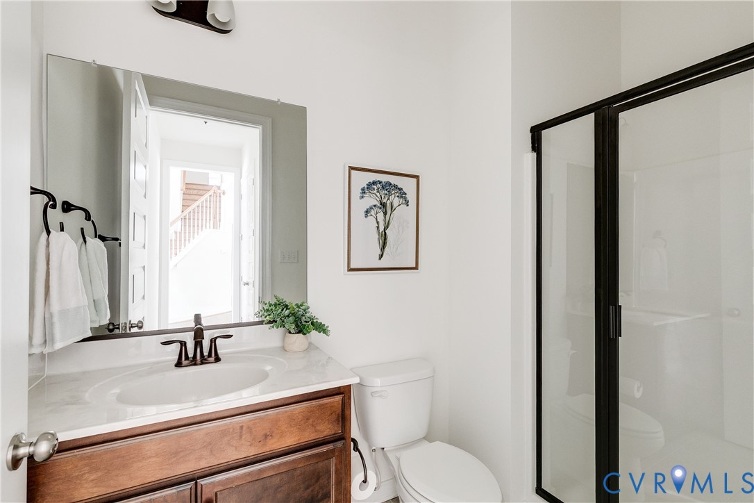 2512 Channelmark Court Chester, VA 23836 - Photo 18 of 36 Full bathroom right next to the office/1st floor b