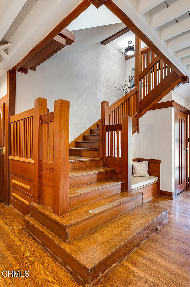 1344 Hillcrest Avenue Pasadena, CA 91106 - Photo 13 of 23 a view of entryway and hall with wooden floor