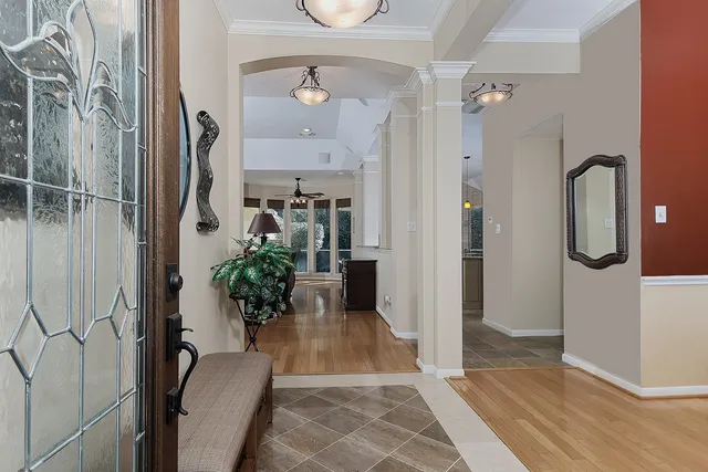 a view interior of the house and livingroom