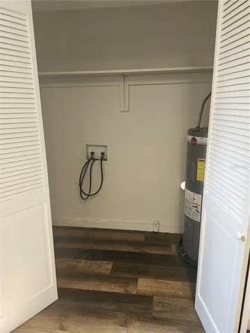 a backyard of a house