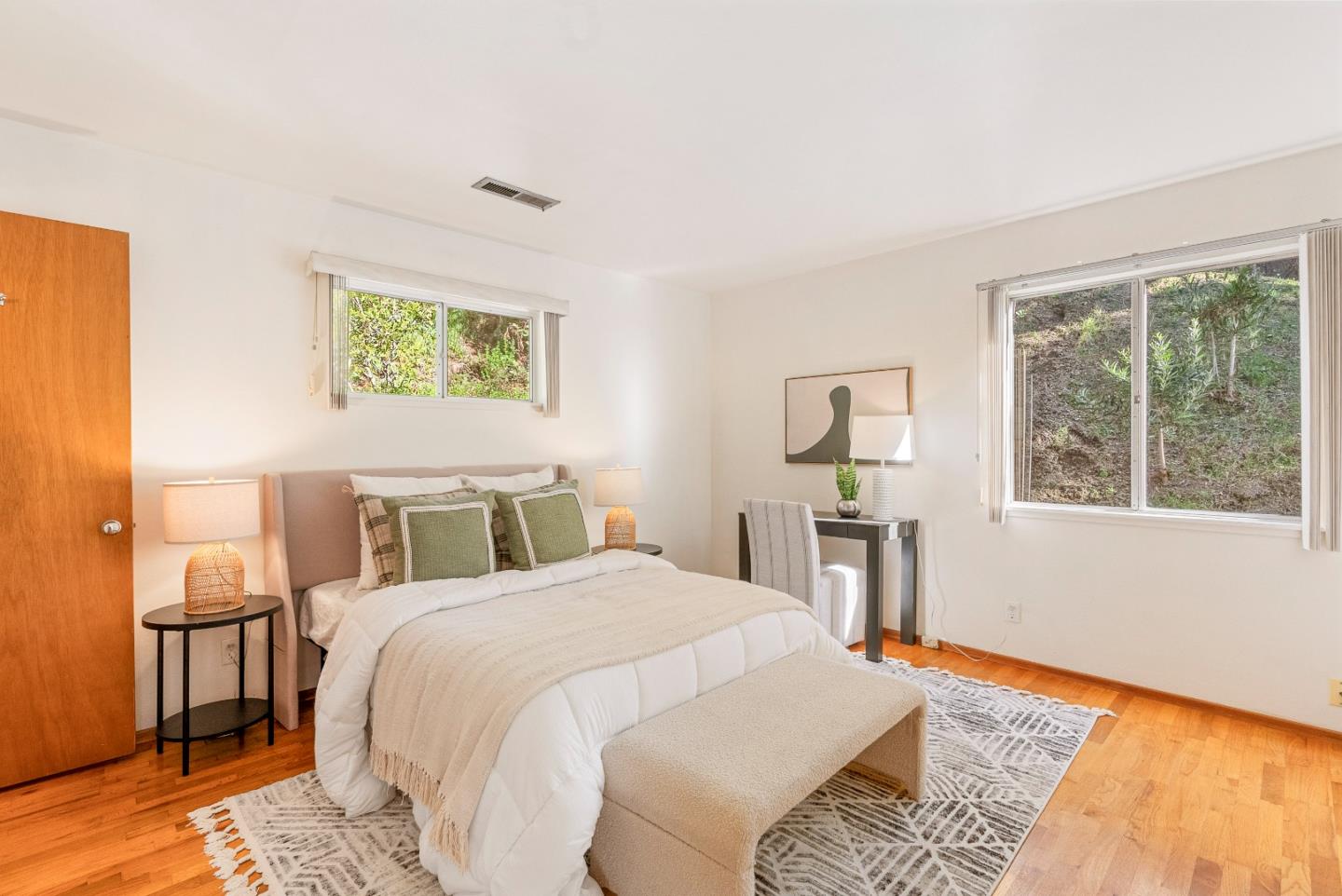 1461 Vía Marettimo Monterey, CA 93940 - Photo 29 of 38 a bedroom with a bed and a large window