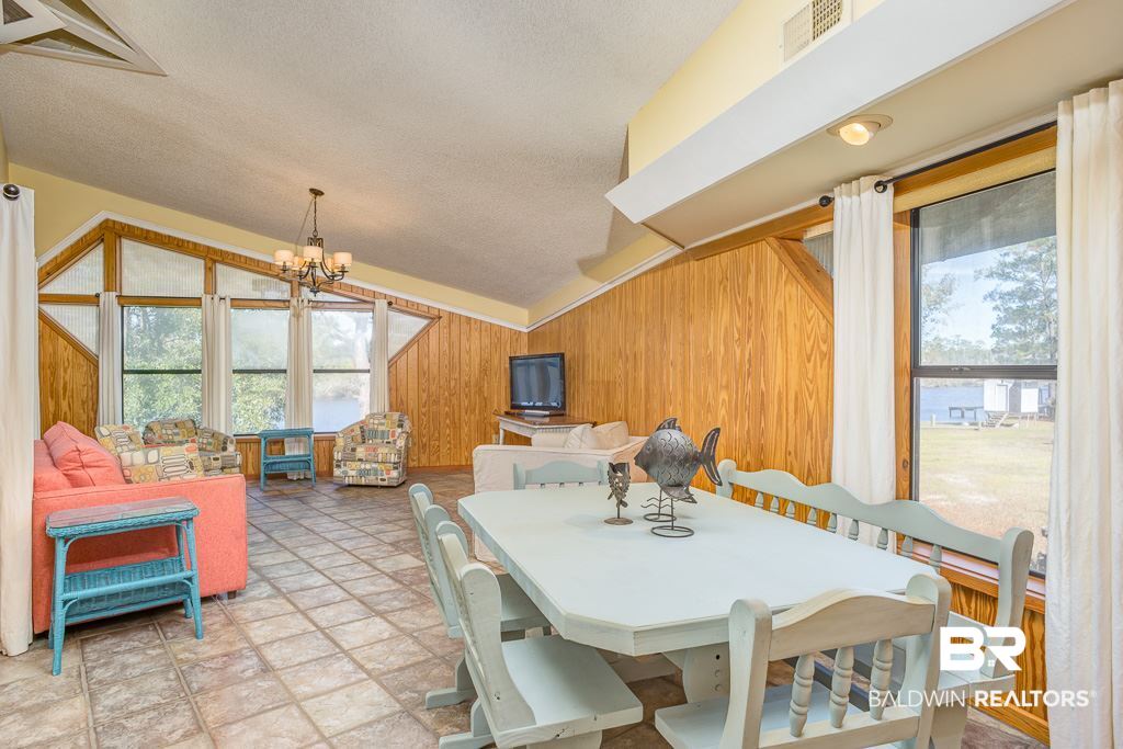 14383 Riverside Drive Magnolia Springs, AL 36555 - Photo 6 of 35 Dining & Living w/ Views