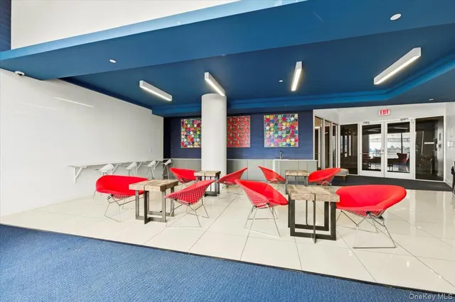 a room with musical instruments and air hockey table