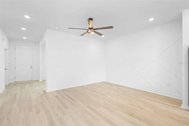 wooden floor in an empty room