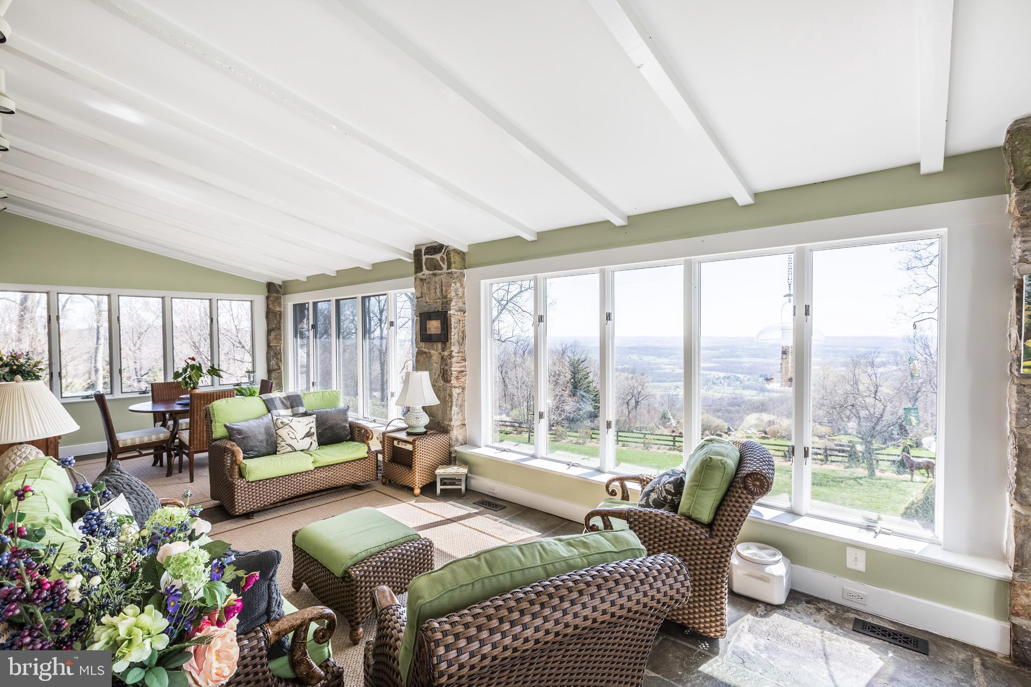 18490 Blue Ridge Mountain Road Bluemont, VA 20135 - Photo 44 of 87 The sunroom was originally the front porch