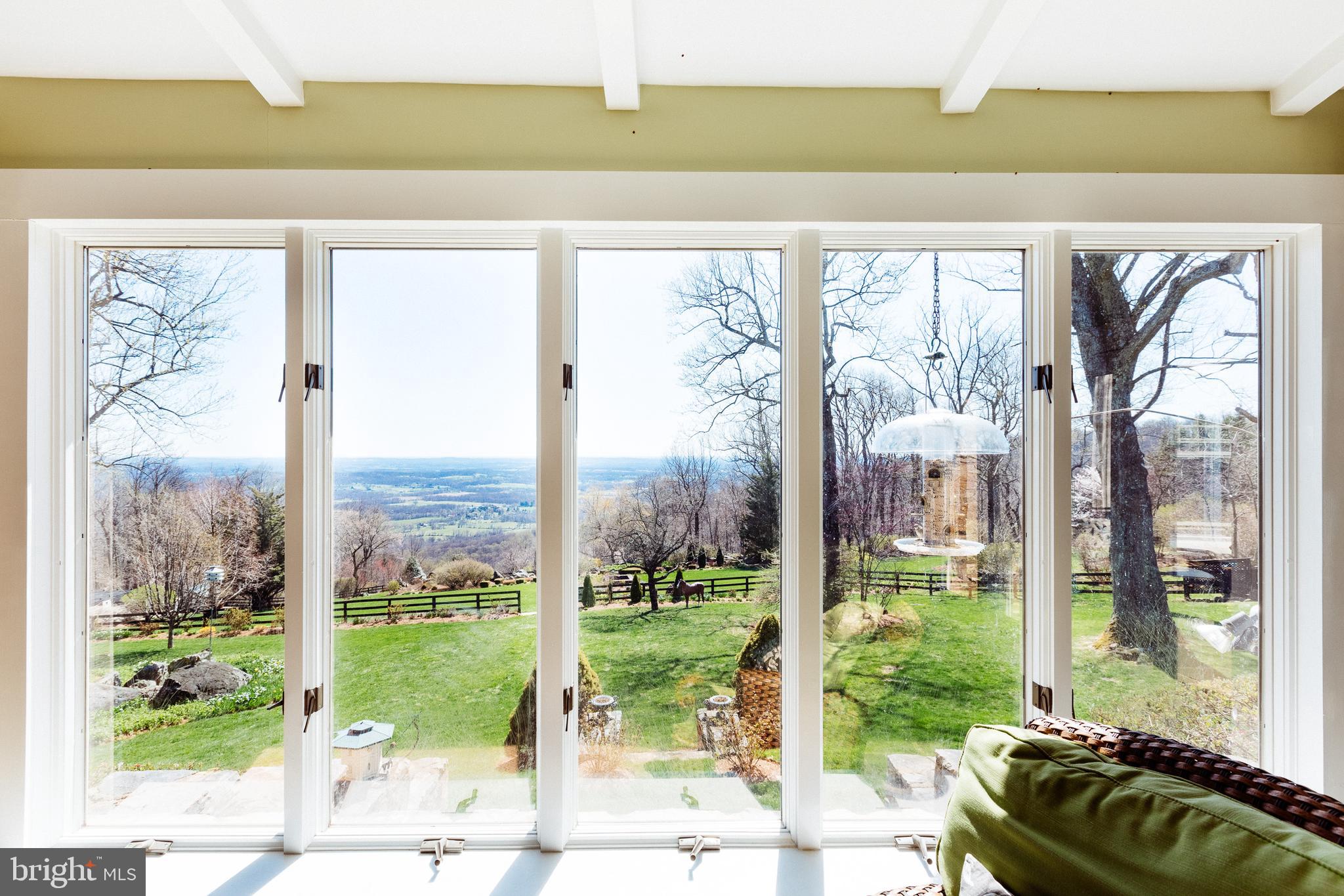 18490 Blue Ridge Mountain Road Bluemont, VA 20135 - Photo 45 of 87 Spectacular views from the sunroom