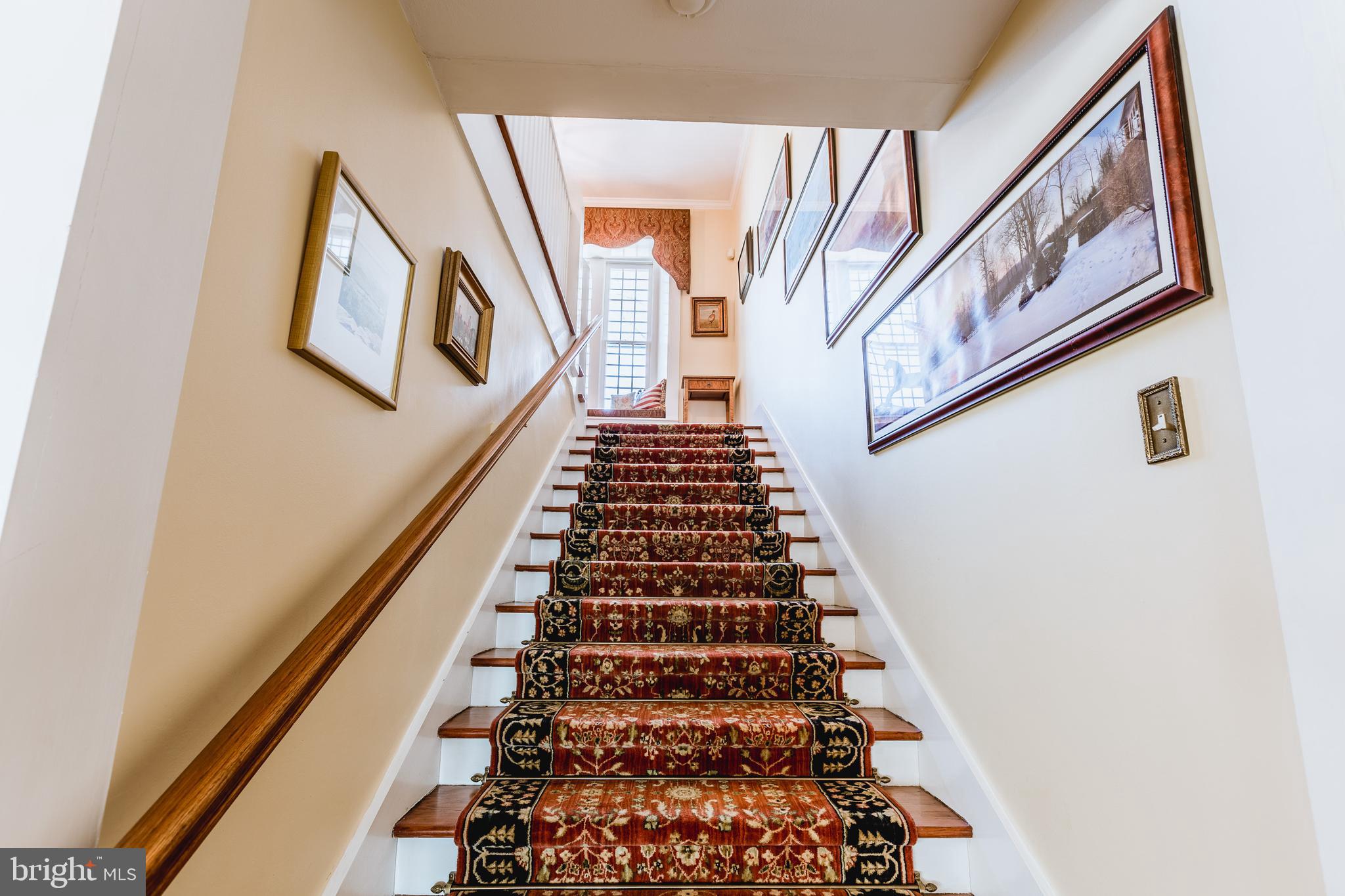 18490 Blue Ridge Mountain Road Bluemont, VA 20135 - Photo 47 of 87 The wide stairway takes you upstairs.