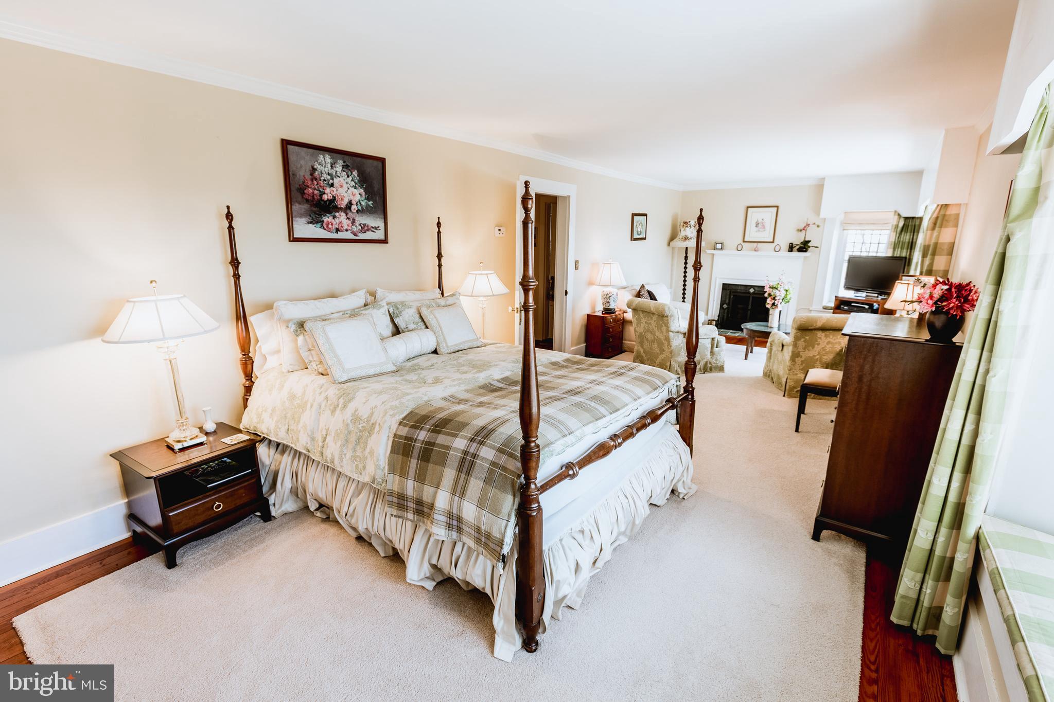 18490 Blue Ridge Mountain Road Bluemont, VA 20135 - Photo 57 of 87 Large bedroom with sitting area.