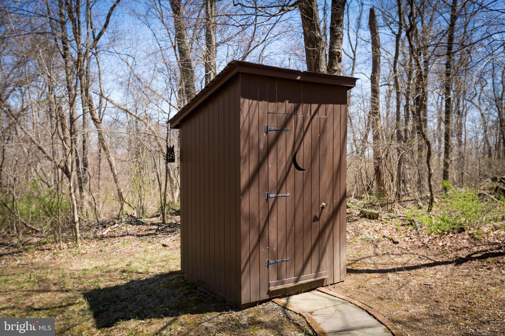 18490 Blue Ridge Mountain Road Bluemont, VA 20135 - Photo 83 of 87 Outhouse