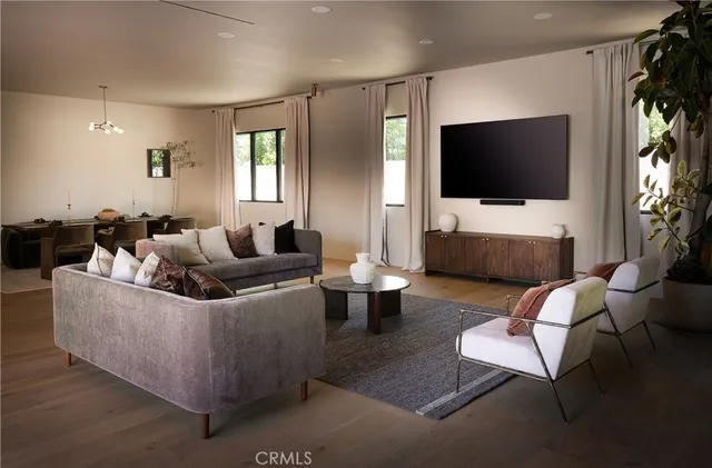 a kitchen with a table and chairs in it