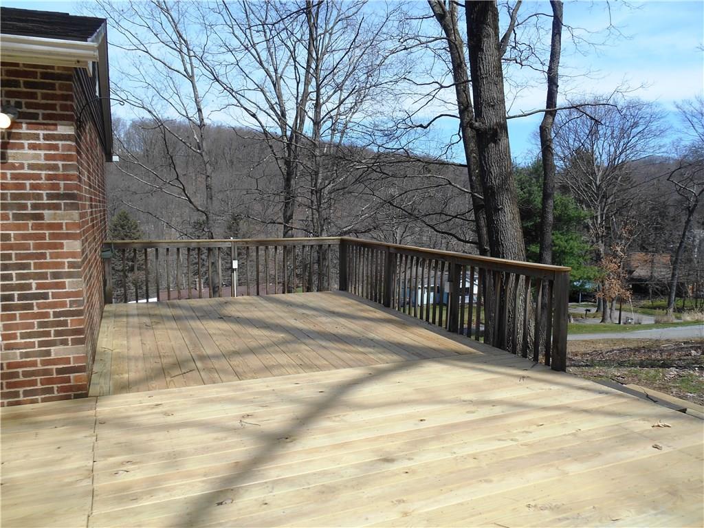 36 Simon Road Cheswick, PA 15024 - Photo 22 of 25 It is like being in a tree house!!! This deck has a great view of the hills beyond!