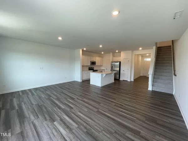 a view of kitchen and utility room