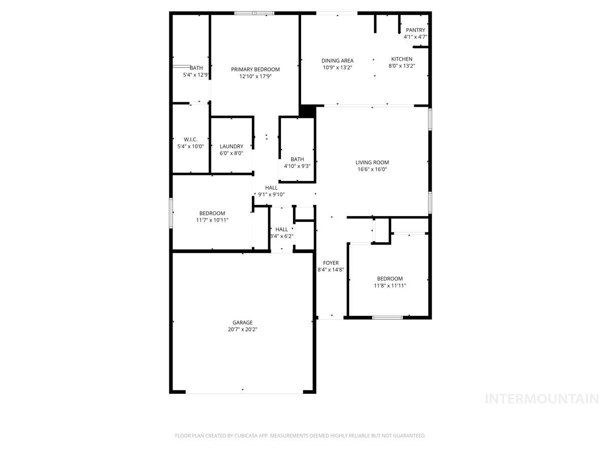12781 Ashfield Street Caldwell, ID 83607 - Photo 36 of 36 View of home floor plan