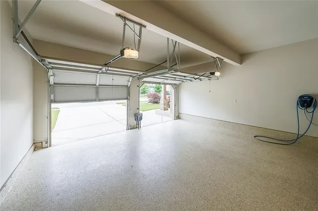 a view of a room with an empty space