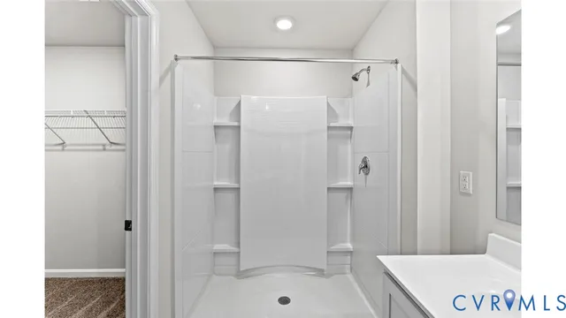 a room with storage and utility